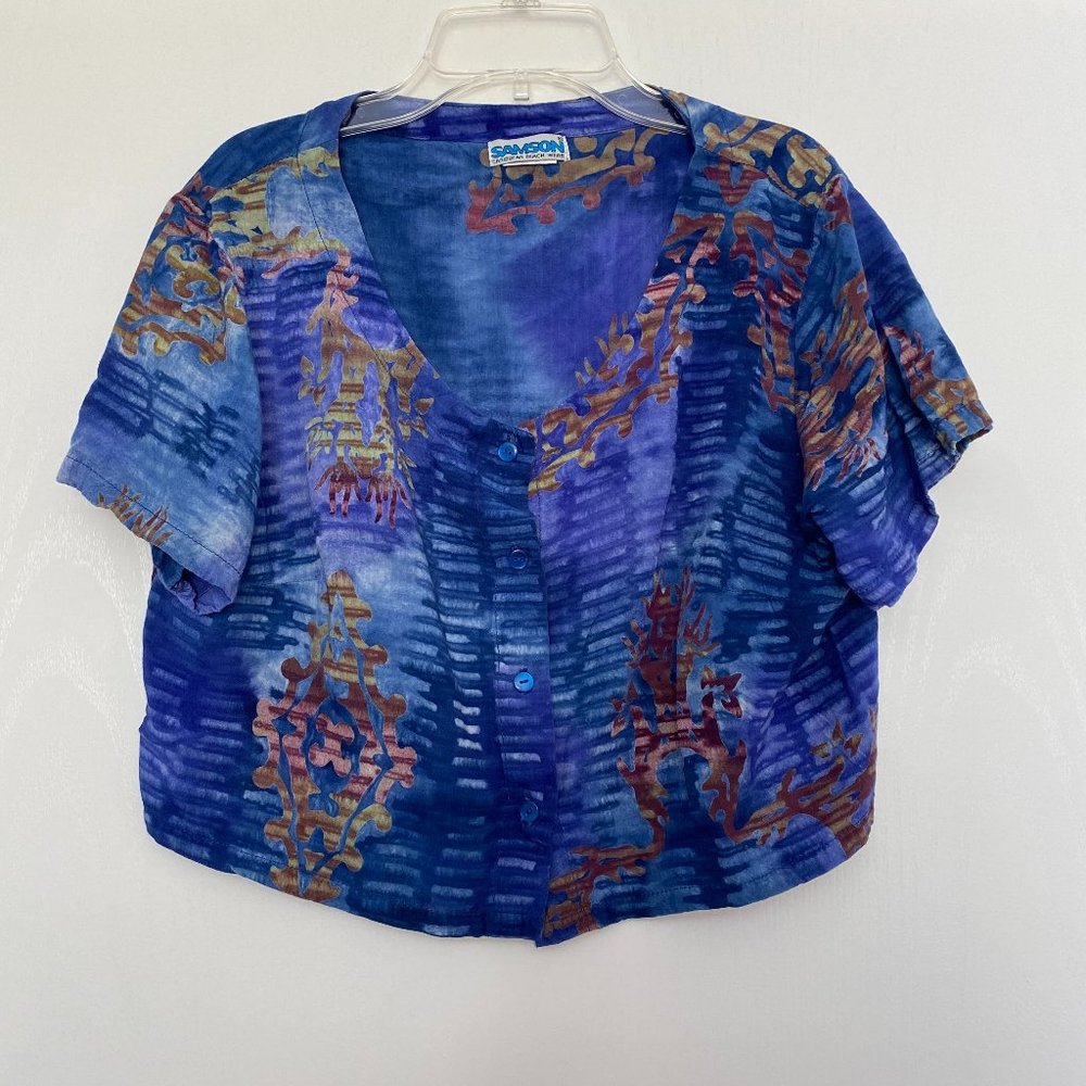samson carribean beach wear blouse